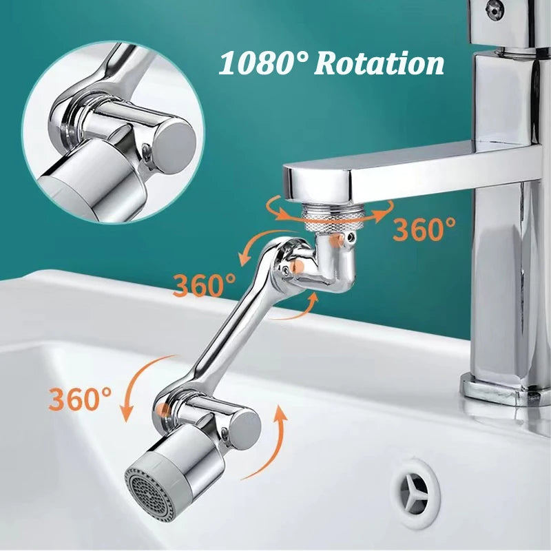 Extensor Universal Giratório em Inox - Rotação de 1080°